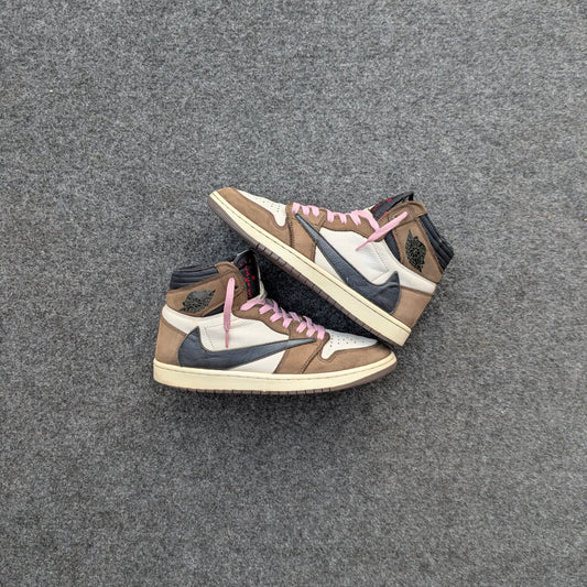 Travis Scott x Air Jordan 1 Low OG "Dark Mocha" — EUR 43 — A Grade